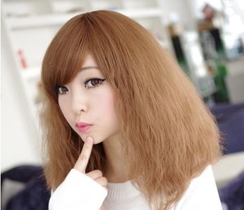 怎样烫玉米须发型 女生小玉米须烫发型图片